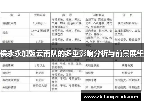 侯永永加盟云南队的多重影响分析与前景展望